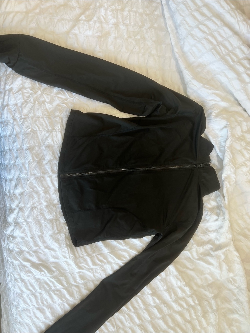 Black Women's Zip-Up Jacket - Brand Unspecified
